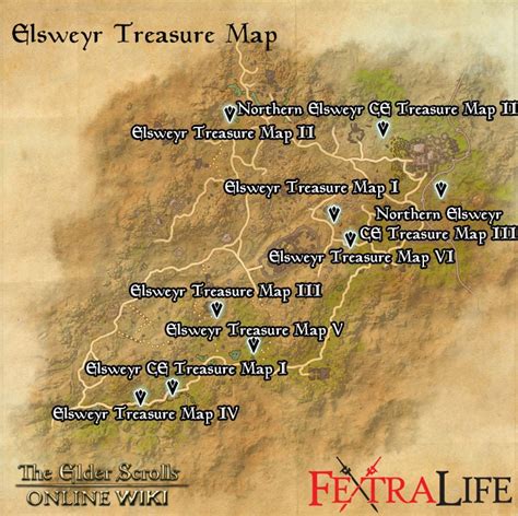 eso theel. . Northern elsweyr treasure map v